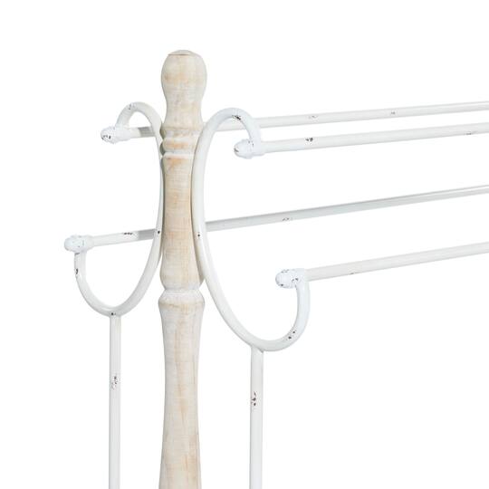 40'' Light Brown Wood Farmhouse Coat Rack